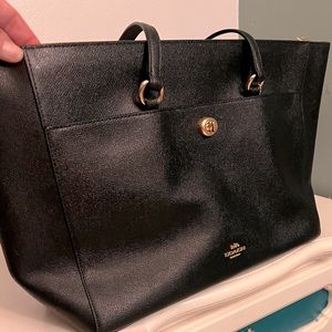 Coach Brief Case with laptop compartment. Like New